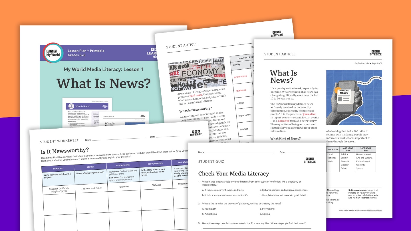 Lesson 1: What Is News? 